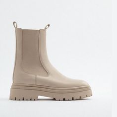 Lug Boots, Boots Flat, Zara New, Ankle Boots Flat, Zara Shoes, Lug Sole, Five Star, Environmentally Friendly, Bootie Boots