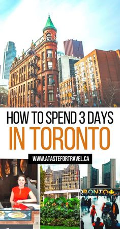 How to Spend 3 Days in Toronto Toronto Bucket List, Canada Places, Toronto Vacation, Toronto Travel Guide, Montreal Travel Guide