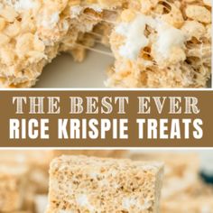 the best ever rice krispie treats