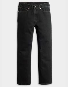 Levi's 565™ Loose Straight Jeans. Sits At Your Waist. Loose Throughout. Zip Fly And Button Closure. Belt Loop Waist. Traditional Five Pocket Styling. Approx. Leg Opening: 17''. 100% Cotton. Machine Wash. Imported. | Levi's 565™ Loose Straight Jeans - Forget Me Nots Mens Dark Jeans, Grease Costume, Levis Black Jeans, Loose Straight Jeans, Black Jeans Men, Book Clothes, Forget Me Nots, Loose Fit Jeans, Fame Dr