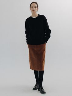 Composition : Cotton 98% Span 2%Color : BrownCountry of Origin : KOREA Black Corduroy Skirt Outfit, Corduroy Skirt Outfit Fall, Brown Midi Skirt Outfit, Black Corduroy Skirt, Corduroy Skirt Outfit, Corduroy Midi Skirt, Brown Midi Skirt, Skirt Outfit Fall, Corduroy Skirt