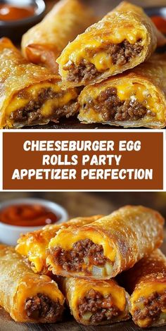 Discover how to make these mouthwatering Cheeseburger Egg Rolls that are perfect for any gathering. Crispy, cheesy, and bursting with flavor, this recipe is a must-try for party appetizers or family dinners.