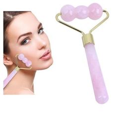 Terahertz Stone, Rose Quartz Facial Roller, Facial Puffiness, Rose Quartz Roller, Quartz Roller, Facial Oils, Beautiful Skin Care, Ginger Hair Color, Dark Under Eye