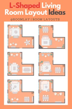 6 different living room floor plans L Shaped Layout Floor Plans, L Living Room Layout, L Shape Living Dining Room Layout, L Shaped Great Room Layout, L Shaped Living Room And Dining Room, L Shape Room Layout, Awkward Shaped Living Room Layout, Living Room Designs Floor Plan, L Floor Plans Layout