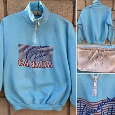 Vintage Niagara Falls Canada Long Sleeve Pullover Sweatshirt Possibly Size L XL  | eBay Retro Long Sleeve Tops With Ribbed Collar, Retro Long Sleeve Top With Ribbed Collar, Retro Winter Tops With Ribbed Collar, Retro Tops With Ribbed Collar For Winter, Retro Sweatshirt With Ribbed Collar And Long Sleeves, Retro Long Sleeve Sweatshirt With Ribbed Collar, Retro Long Sleeve Tops With Ribbed Cuffs, Vintage Tops With Relaxed Fit, Retro Crew Neck Top