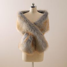 We do not accept the returns or exchanges because every item is made to order and handmade .But if you questions please contact me . ✧Materials Faux Fur ✧Size : 63 x 9 inches ✧Style: Shawls & Wraps The Vintage Faux Fur Wrap Dusty Blue with Brown is very gorgeous! it is made of high quality faux fur with satin lining. Skin-friendly, eco-friendly, soft, supple, makes you warm and comfortable. ✧Color Any other color,please contact me without hesitation,we'll try our best to help you. ✧Occasion Sparkle Veil, Faux Fur Bridal Wrap, Faux Fur Bolero, Fur Shawl Wedding, Bridesmaid Wrap, Faux Fur Shrug, Wedding Shawls, Pull Mohair, Bridal Fur