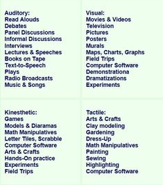 four different types of text with the words in each language and numbers on them,