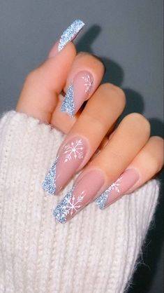 Cute Christmas And New Years Nails, Marble Christmas Nails, Cristmass Nails 2023, Christmas Nails Ballerina, Holiday Nails Designs, Christmas Gel Nails, Her Nails