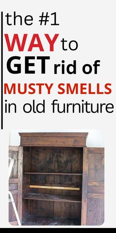 the 1 way to get rid of musty smells in old furniture