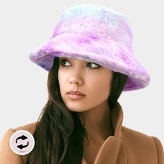 Size : One Size Fuzzy Bucket Hat, Fur Bucket, Faux Fur Bucket Hat, Fur Bucket Hat, Colorful Hat, Bucket Cap, Go Pink, Bridal Gloves, Warm Winter Hats