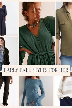 Women’s Fall Fashion Outfit Ideas - Looking for the perfect fall outfits aesthetic? With the change in season just around the corner, it's time to peruse early fall outfit ideas. Shop the best of women's fall styles here, from comfy outfits to transitional fashion and fall fits for her, featuring brand favorites from Abercrombie, Nordstrom, J.Crew, Madwell, Barbour, and more! Follow for more style tips, including the best petite styles, simple beauty recommendations, and feminine style finds! Feminine Fall Outfits, Outfits For Petite