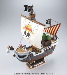 This is an authentic Going Merry Plastic Model Kit Figure - ONE PIECE from Bandai Namco Figure collection in Japan. Cosplay Luffy, Zoro Chopper, Going Merry, Model Ship Kits, One Piece Series, One Piece Figure, Luffy Zoro, One Piece Cosplay, One Piece Ship