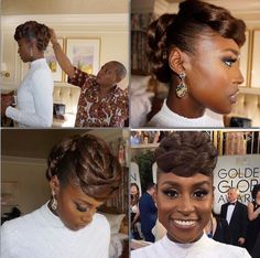 Insecure Issa, Issa Rae Hairstyles, Felicia Leatherwood, Issa Rae, Natural Styles, Natural Hair Updo, Stop Thinking, Black Girls Hairstyles, Natural Hair Care