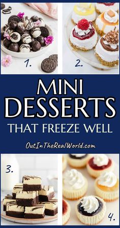 mini desserts that freeze well