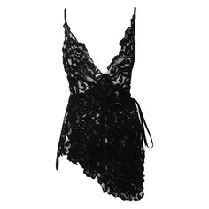 Celebrating feminine prowess, this luxurious semi-sheer slip wrap dress is made with the softest black eyelash lace.  Designed to make you feel fiercely feminine.  Wear with our exquisite eyelash-lace bralette and thong for a sensuous and seductive, sweet indulgence. Dry clean or hand-wash only. Made in England. Black Sheet Dress, Lace Clothing Aesthetic, Black Lace Dress Mini, Black Lace Outfits, Black Mini Lace Dress, Christmas Cocktail Dress, Black Lace Dress Short, Black Lace Dress Outfit, Black Lace Outfit