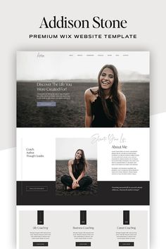 Premium Wix Website Template for Coaches, Influencers, Creatives & Entrepreneurs Wix Website Ideas Online Portfolio, Website Design Inspiration Coaching, Manly Website Design, Wix Website Ideas, Wix Portfolio, Photography Website Inspiration, Coach Website Design, Website Layout Template, Yoga Web