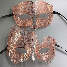 Joy Outfits, Metal Masks, Halloween Masquerade Costume, Masquerade Ball Mask