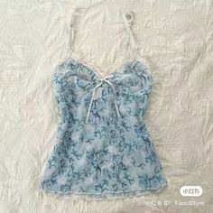 Light Blue Summer Outfit, Spring Clothes Aesthetic, Mermaid Core Outfit, Coquette Vintage, Spring Clothes, Clothes Aesthetic, Grunge Goth, Really Cute Outfits, Fit Inspo