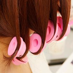 Safe To Use Heatless Mushroom Hair Curlers - Inspire Uplift Curling Methods, Pin Curl Hair, Curling Your Hair, Magic Hair Curlers, Mushroom Hair, Heatless Hair, Curl Your Hair, Heatless Hair Curlers, Hair Scarf Styles