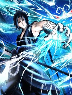 Sasuke Uchiha, An Anime, Anime Character, Naruto, Anime, Blue