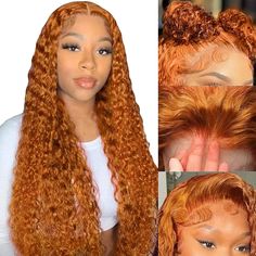 PRICES MAY VARY. Title: QNQZ Ginger Curly Lace Front Wigs Human Hair 13X4 Ginger Orange Deep Wave Human Hair Wig 180% Density Ginger Curly Wig Human Hair Pre Plucked With Baby Hair for Women 28 Inch. Product Type: Products > Hair Care > Hair Extensions, Wigs & Accessories > Wigs Ginger Hair Color, Virgin Hair Wigs, Lace Front Wigs Human Hair, Curly Human Hair Wig, Curly Lace Front Wigs, Wig Human Hair, Wigs Human Hair, Colored Wigs, Curly Wig