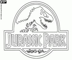 the logo for the dinosaur park