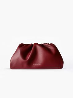 GUARANTEED DELIVERY BY CHRISTMAS!  A classic day-to-night favorite from FREYA ESTEPHAN. Clutch * Outer and inner lining made of 100% leather * Mini: 22 cm wide x 5.5 cm deep x 13 cm high * Medium: 30 cm wide x 7 cm deep x 15 cm high  * Magnetic frame closure. Gold finish * Loops for optional shoulder strap or chain   NEW, with tags and box. Color: Dark red Classic Burgundy Bag With Dust Bag Included, Classic Burgundy Bag With Dust Bag, Classic Burgundy Bag, Burgundy Soft Leather Evening Shoulder Bag, Evening Burgundy Soft Leather Shoulder Bag, Red Business Bag With Smooth Grain, Burgundy Leather Evening Bag, Evening Burgundy Leather Bag, Classic Leather Pouch With Soft Leather