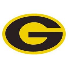 the green bay packers logo is shown in black and yellow