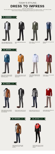 His dress to success Types Of Clothing, Perfect Capsule Wardrobe, Mens Style Guide, Dress Clothes