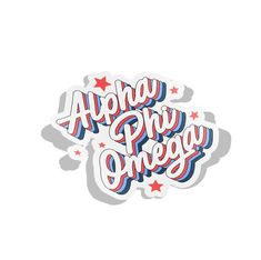 an image of the word apna pnegy on a white background with red and blue stars