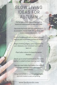 Ideas For Autumn, Hygge Life, Hygge Lifestyle, Fall Bucket List, Slow Life, Living Ideas, Autumn Activities, Slow Living, Natural Skincare