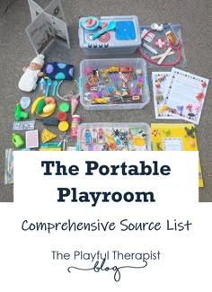 Small Play Therapy Office, Portable Play Therapy Kit, Therapy Playroom Ideas, Child Centered Play Therapy, Play Therapy Office Ideas, Synergetic Play Therapy, Play Therapy Room Decor, Sandtray Therapy Ideas, Sand Play Therapy