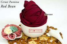 Cerruti Pashmina with ice cream cup idea, for sale IDR 35000, special offer IDR 100000 for 4 pashminas. Please refers to Facebook/Sifaloveshijab for detail information Red Bean, Red Beans, Baby Shoes, Cream, For Sale, Red