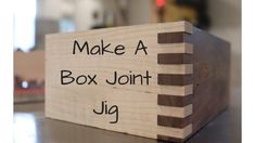 Box Joints With A Router, Box Joints Table Saw Jig, Finger Joints Woodworking, Woodworking Jigs How To Make, Vintage Woodworking Plans, Wood Jig, Woodworking Jigsaw, Table Saw Jigs, Woodworking Jig