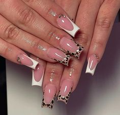 Bling Acrylic Nails, Instagram Nails, Pretty Acrylic Nails, Nail Manicure, Nail Tech, Short Nails, Nail Tips, Spring Nails