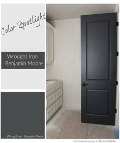 an image of a door with the words'through iron behann moore '