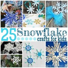 25 snowflake crafts for kids to make