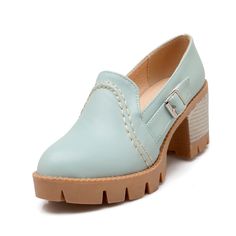 Women Oxford Shoes Outfit, Womens Oxfords Shoes, Oxford Booties, Heels Chunky, Women High Heels, Oxford Brogues, Oxfords Shoes