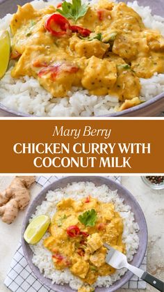 Mary Berry Chicken Curry With Coconut Milk Curry Recipes Without Coconut Milk, Coconut Milk Chicken Recipes, Chicken Curry With Coconut Milk, Asian Treats, Coco Curry, Curry With Coconut Milk, Curry Chicken And Rice, Hearty Food, Coconut Milk Chicken