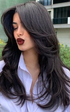 Brown Hair Inspo, Long Black Hair