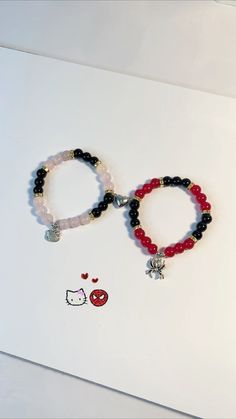 Spider Man And Hello Kitty Matching Bracelets, Hello Kitty Spiderman Bracelet, Spiderman And Hello Kitty Matching Bracelets, Batman And Hello Kitty Bracelets, Spider Man And Hello Kitty Bracelet, Hello Kitty And Spiderman Bracelet, Spider Man Couple, Hello Kitty And Spiderman, Kitty Spiderman