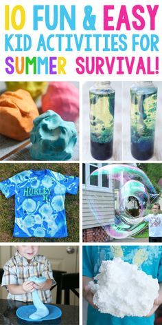 10 fun and easy summer activities for kids to do in the sun or cold weather