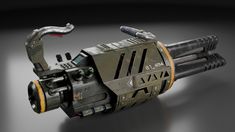 ArtStation - Plasma machine gun, Borys Lozovyi Superhero Design