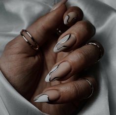 Classy Almond Nails, Almond Acrylic Nails Designs, Nails Korean, Nails Kids, Concert Nails, Lilac Nails, Colorful Nails, Edgy Nails, Work Nails