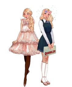 two girls dressed up in dresses and boots, one is holding a sign that says bubbleer