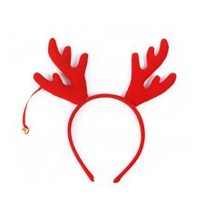 Add a darling touch to the holidays with this fantastic red reindeer headband! This reindeer hair accessory features red felt fabric antlers attached to a metal headband and is a fun , a perfect addition to a holiday party outfit. Gift an antler headband as a party favor so your child can join in on all the reindeer games at your Christmas party! Item Details: * Includes 1 headband * 8.66in wide x 13.58in tall * Metal band * Attached fabric antlers * One size fits most children Ready to ship in Antler Headband, Christmas Hair Accessories, Reindeer Headband, Deco Originale, Christmas Headband, Custom Balloons, Metal Headbands, Christmas Party Supplies, Balloon Diy