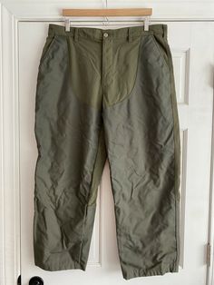 Preowned LL Bean Hunting Field Shooting Nylon Pants Mens 38.  No spots or stains.  No rips, holes, or tears.  Light scratch on bottom of leg.  Clean and smoke free.  Approximate measurements are taken laying flat. Waist:  19.5" Rise:  12" Inseam:  29" Bottom Hem:  9.5" Military Nylon Outdoor Pants, Style Reference, Nylon Pants, Ll Bean, Cargo Shorts, Parachute Pants, Mens Pants, Hunting, Gold Jewelry