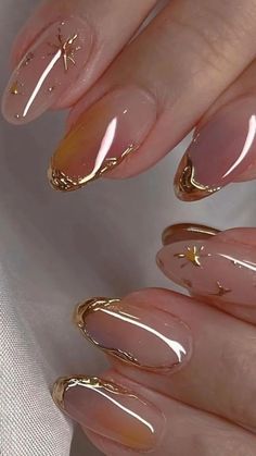 Glitter Nails Acrylic, Gold Nail Designs, Nail Salon Design, February Nails, Gold Nail, Purple Nail, Her Nails