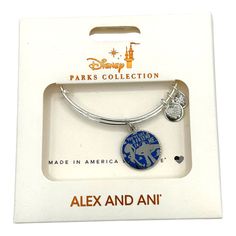 Buzz Lightyear and Woody share the affectionate sentiment ''You've got a friend in me'' on this bangle by Alex and Ani. Inspired by the memorable song from Toy Story, the blue enamel charm comes on an adjustable bracelet with silvertone finish. * Enamel cloisonne ''You've got a friend in me'' charm featuring Buzz Lightyear and Woody. * Plus ''Infused With Positive Energy,'' ''Made in America With Love,'' ''Recycle,'' and Patent Number tags. * Expandable for perfect fit. * Silvertone finish. * Brass / enamel. * Large charm: 3/4'' Diameter * Made in U.S.A. ** Authentic Disney Parks merchandise. ** Buzz Lightyear And Woody, Toy Story Woody, Woody And Buzz, Number Tags, Woody Toy Story, Alex And Ani Bracelets, Buzz Lightyear, Enamel Charms, Alex And Ani