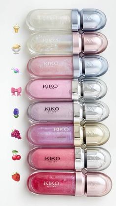 Best Kiko Lipgloss, Kiko Makeup Products, Kiko Lipgloss Swatches, Kiko Milano Aesthetic, Kiko 103, Makeup Brand Aesthetic, Kiko Aesthetic, Kiko Milano Lipstick, Lip Gloss Kiko